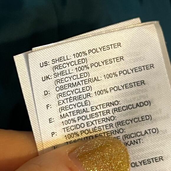 Stella McCartney x Adidas Nylon Pullover Half Zip Atheltic Jacket Hooded Blue M - Picture 7 of 9